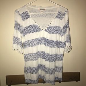 Lucky Brand Short-Sleeve Blouse